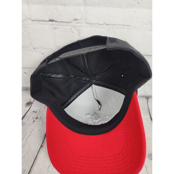 Vintage Winchester Rifles Shooting Hat Snapback Trucker Cap Mens Red Black - Picture 3 of 3